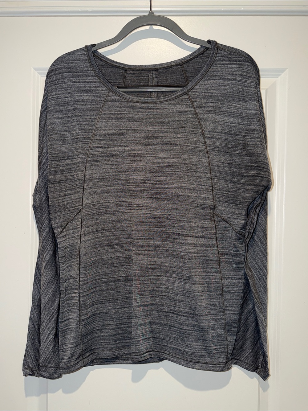 lululemon athletica Set to Sweat Long-Sleeve Heathered Charcoal Top